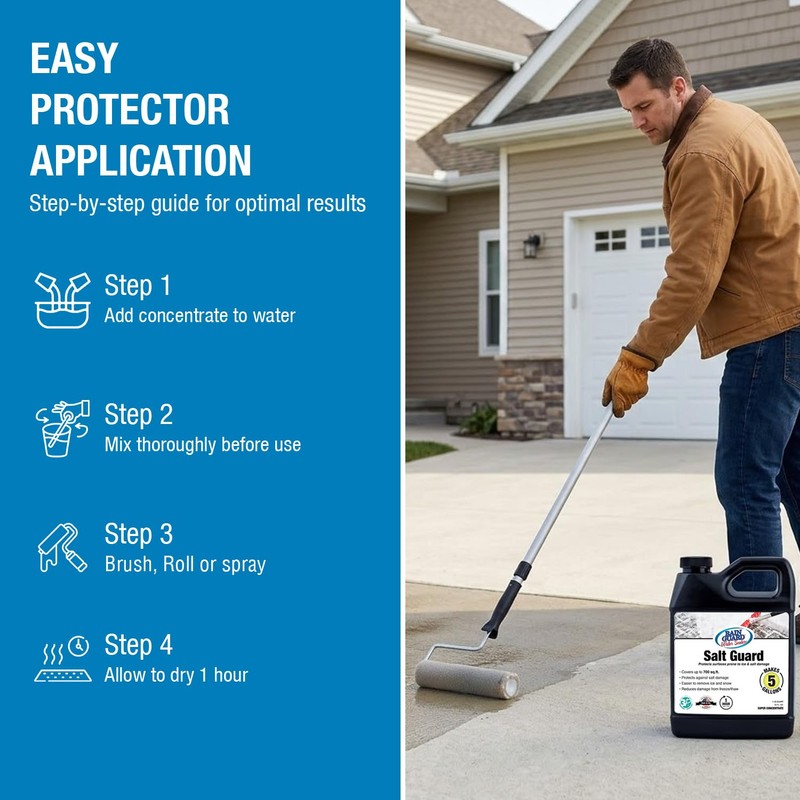 Rain Guard Water Sealers SP-1005 Salt Guard Concentrate Makes 5