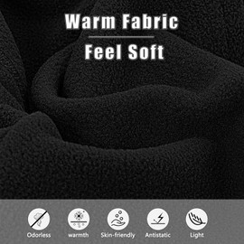 TAGVO Thermal Balaclava, Adjustable Ski Mask for Men and Women, Winter Balaclava, Thickened Extension, Fleece Neck Warmer, Neck Gaiter, Thermal Ski, Motorcycle, Bicycle, Face Hood for Outdoor Sports,