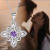 Pregeckit Original Witch Knot Necklace Wicca Witchcraft Necklace with Purple