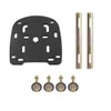 YehVeh Motorcycle Top Case Mounting Plate Adapter with Screws Hardware