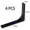 4 PCS Heavy Duty Shelf Bracket,L Shape Right Angle Bracket