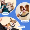 Foldable Dog Grooming Arm with Clamp: Adjustable Height 26"-40", Dog