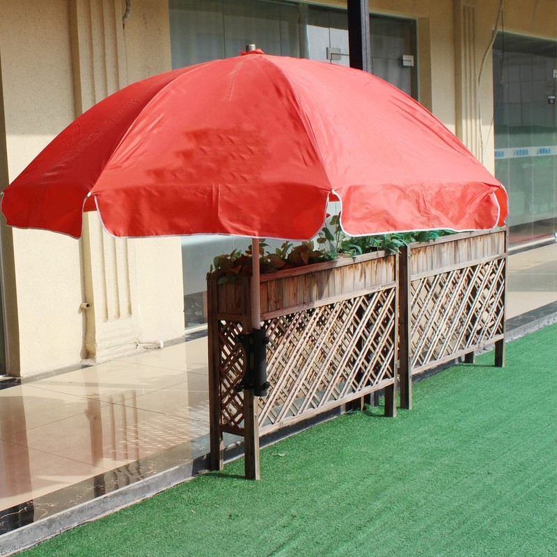 VANROUG Parasol Holder Patio Umbrella Stand Mount Umbrella Stand Bench