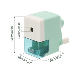 M&G Manual Pencil Sharpener, Hand Crank Pencils Sharpener Five-Position Pen Tip Adjustable Pencils Sharpener Office Supplies for Classroom Office, Green