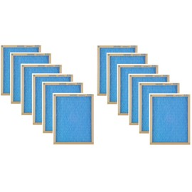 12 x 12 x 1 Blue Fiberglass Furnace Filter - 12 Pack