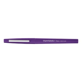 Paper Mate Flair Felt Tip Pens, Medium Point (0.7mm), Purple, 12 Count