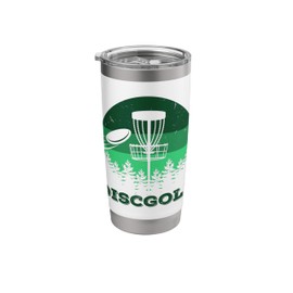 Discgolf Ultimate Frisbee Throw It In The Basket Discgolf Stainless Steel Insulated Tumbler
