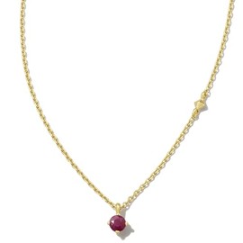 Kendra Scott Maisie 18K Gold Vermeil Pendant Necklace, Ruby
