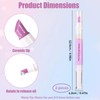 3pcs 3 in 1 Cuticle Oil Pen, Cuticle Pusher &