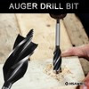 hsawbit 2pcs x 38mm x 165mm Wood Drill Bit, Auger