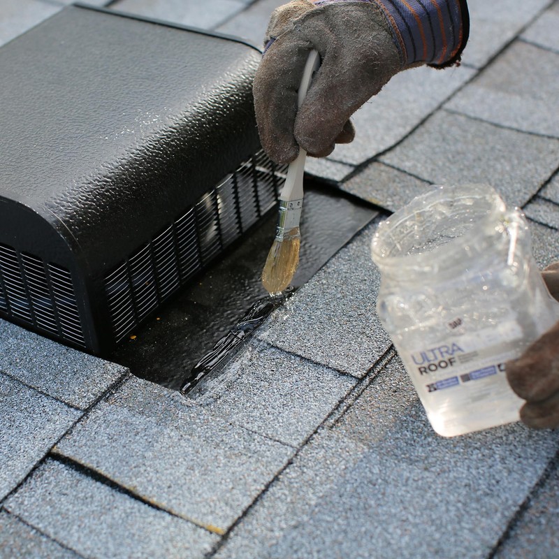 DAP Ultra Clear Roof Waterproof Rubberized Sealant, Crystal Clear, 32