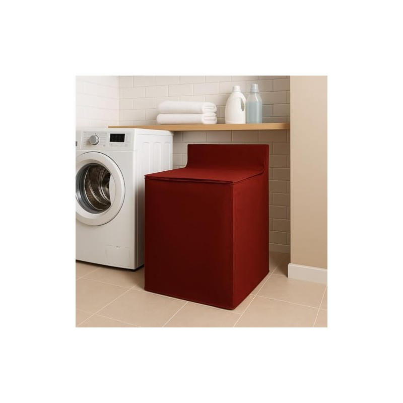 Washing Machine Cover with Zippered Top Opening - Durable Non-Woven