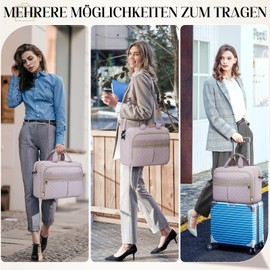 IGOLUMON Laptop Bag Women's 17.3 Inch Briefcase Waterproof Laptop Notebook Bag Work Bag Business Bags Shoulder Bag