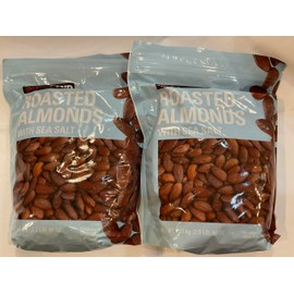 Dry Roasted Almonds with Sea Salt 2.5 lbs (pack of 2)
