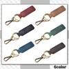 CHROME CRANE Men's Leather Cowhide Leather Cord Key Ring Retro