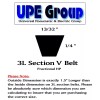 MULTI REPLACEMENT BELT FOR ARIENS 7211200, 72112, MURRAY 34X104 (3/8"x35")