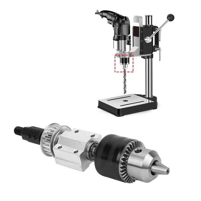 Fafeicy Table Drill Unpowered Spindle Assembly Kit B16 Drill Chuck+