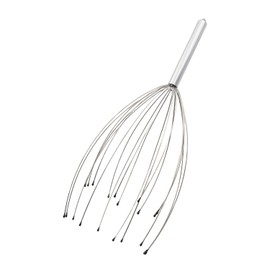 KKLM 頭皮マッサージ 20本指 頭皮ブラシ ヘッドスパワイヤー 経絡＆ツボ刺激で血行促進 頭皮のゾクゾク快感 ストレス解消＆リラックス 育毛サポート コンパクトで携帯便利な頭皮ケアブラシ