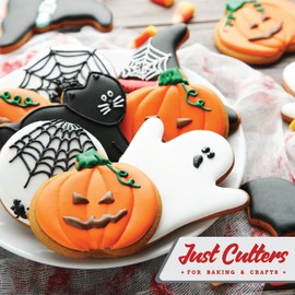 Custom Cutters Pumpkin Shape Cutters | Mini/Tiny Plastic Cutter for Baking, Fondant, Clay, Pastry, Icing, Jewellery (1.5/2/3CM)
