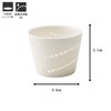 TAMAKI T-924341 Inokuchi Scashi Spiral White Diameter 2.6 x Height