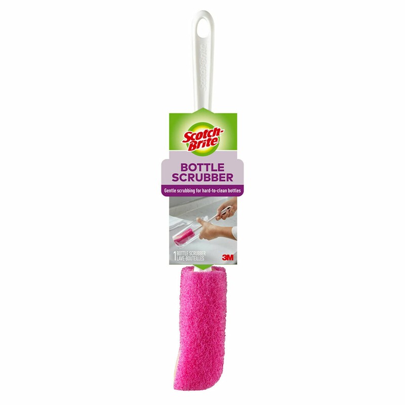 Scotch-Brite Water Bottle Scrubber, Safe On Glass, Plastic and Stainless