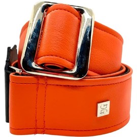GET'M GET'M Strap for Guitar Fly Orange 2 Inch Guitar Strap