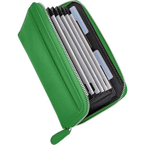 HIGH FIVE Passbook Case, Large Capacity, Skimming Prevention, Cowhide Leather,