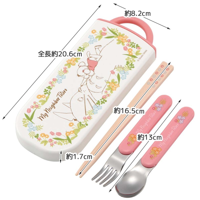Skater TACC2AG-A Trio Set, Chopsticks, Spoon, Fork, My Neighbor Totoro,
