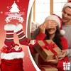 wipalor Christmas Socks for Women Mens with Non-Slip Grippers, Fuzzy