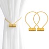 2-Pack Magnetic Curtain Tiebacks, Curtain Clip Cord Buckle
