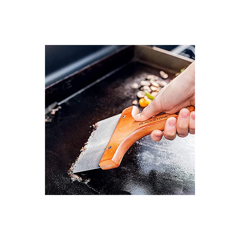 Blackstone Deluxe Spatula Griddle Kit (6-Piece) with Stainless Steel Tongs,