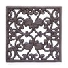 Cast Iron Decorative Square Kitchen Trivet