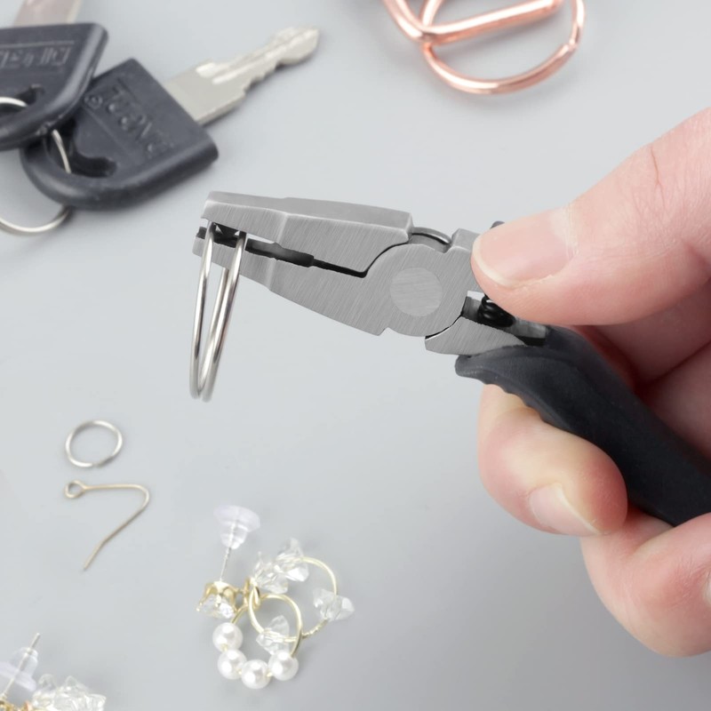 LEONTOOL Mini Split Ring Pliers for Jewelry Making 4 Inches