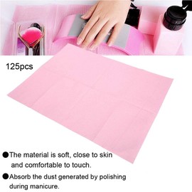 Rotekt 125pcs Waterproof Nail Art Paper Table Mat Pad Salon Practice Manicure Tool