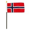 4x6 Inch Norway Flag