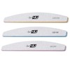 Set of 3 Nail Files Half Moon Professional Emery Boards