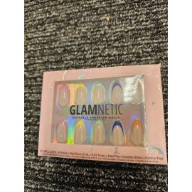 (QTY 3) Glamnetic Reusable Press On Nails SPRINKLES 24 Nails Glue File Stick