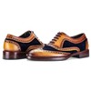 Lethato Wingtip Brogue Oxford - Navy Blue , Navy Blue