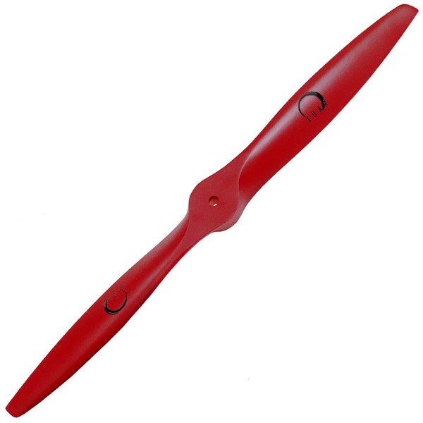 XOAR PJM 16x8 Red The Sword RC Model Airplane Propeller. 16 Inch 2 Blade Painted Wood Prop for Gasoline RC Plane