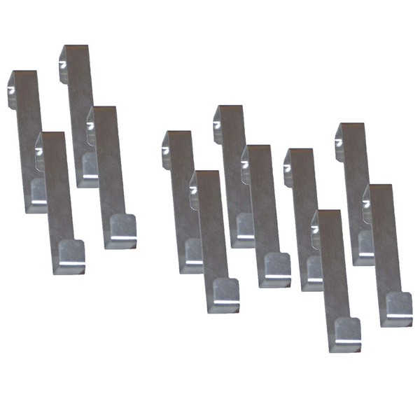 KB all-around24® 12 Piece Door Hook Set Clothes Hooks Stainless