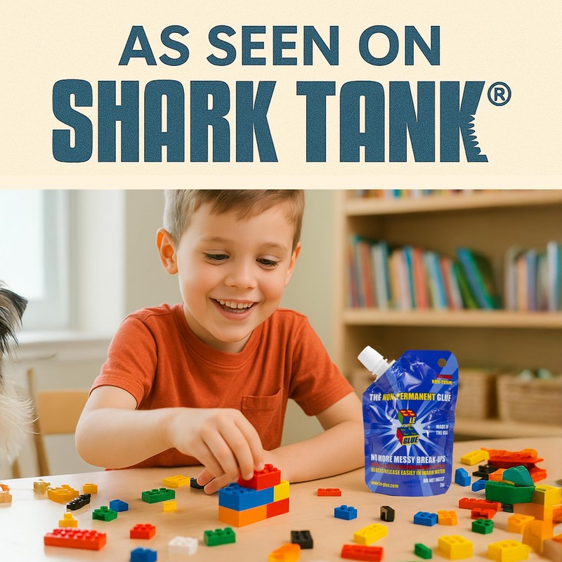 Le Glue Temporary Glue 2 Pack - Compatible with Legos
