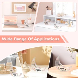 Nanny Gifts Nanny Birthday Gifts Birthday, Gifts for Nanny Gifts from Grandchildren Acrylic Moon Shaped Plaque Gifts for Nanny Christmas or Mothers Day Gift for Nanny Nana