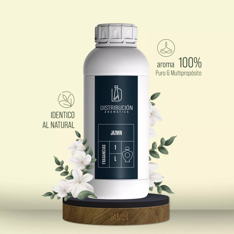 Distribución Aromática Esencia Jazmín Para Diversas Aplicaciones 500 Ml