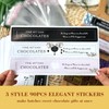 HKNMTT 190PCS Chocolate Bar Packaging Wrappers Set - 100 Large