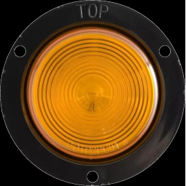 Optronics 10x Optronics 2.5" yellow amber recess flange mount marker clearance light Round