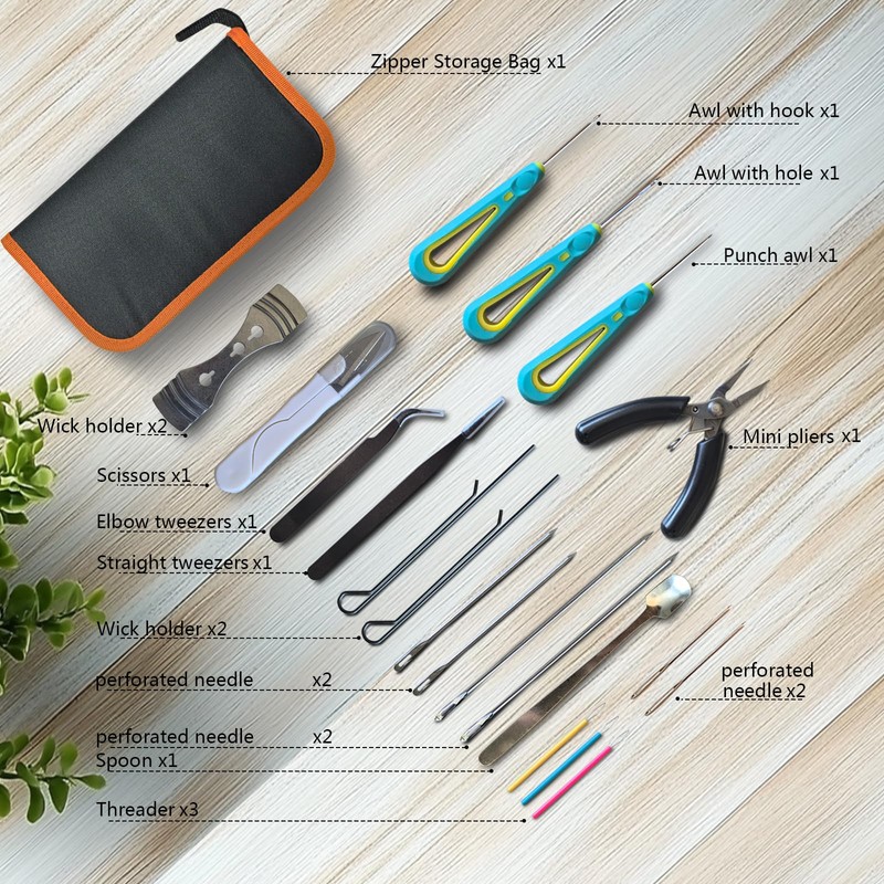 Candle Making Kit for Adults Beginners with Storage Bag, Candle