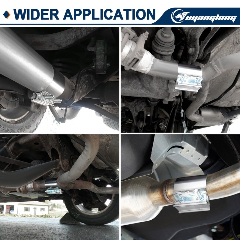 ouyanglong 2.5 Inch Exhaust Clamp, Stainless Steel exhaust pipe clamp,