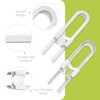 6 Pack Reusable Cupboard Locks for Children, U-Shaped Baby Proofing