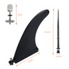 WOUMON Universal SUP Fin,8.5 Inches Paddle Board Fins,Surfboard Fins for