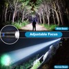 KINGCAESAR 3 Pack Rechargeable Flashlights 90,000 High Lumens, Super Bright
